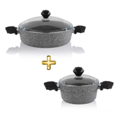 Schafer 24 Cm Basık ve 24 Cm Derin Tencere Seti